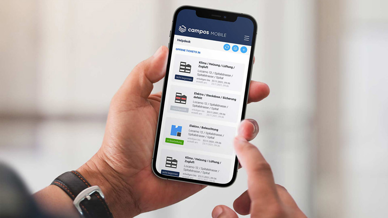 Campos Mobile: Der smarte Begleiter für Ihr Tagesgeschäft>